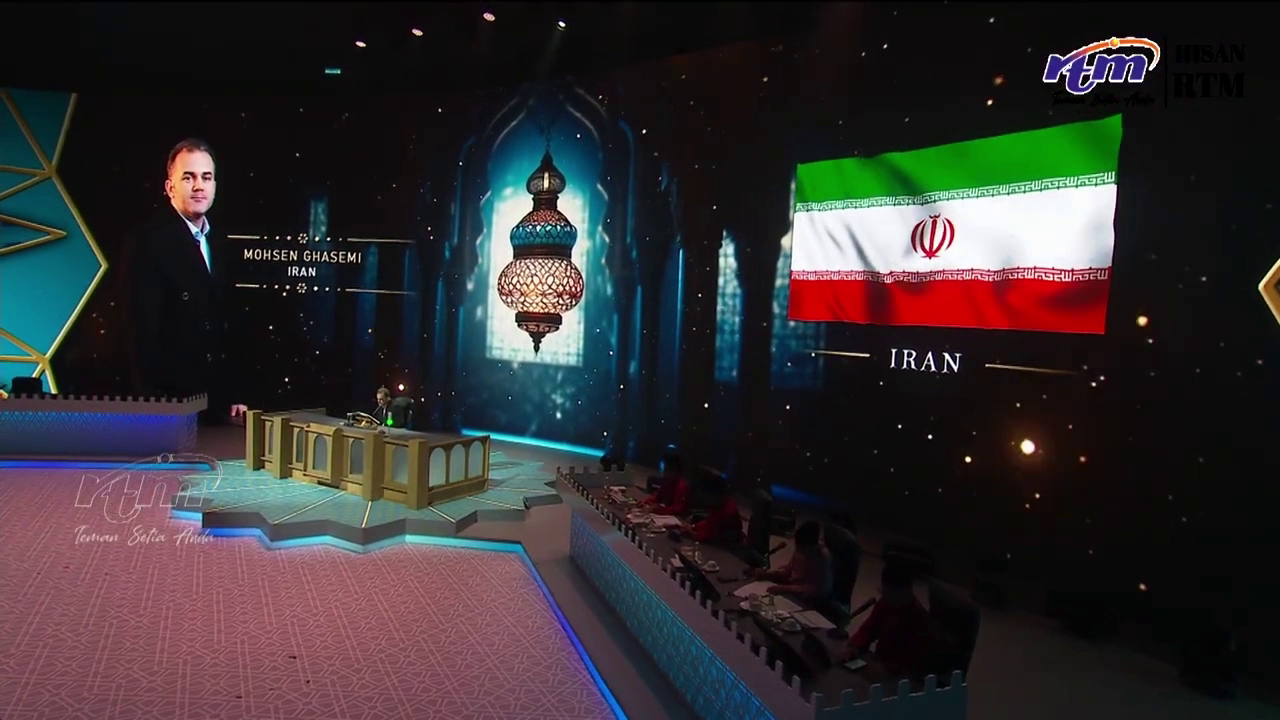 قرائت دلنشین و زیبای قاری ایران در مسابقات بین المللی قرائت قرآن مالزی