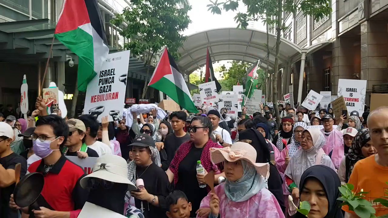 راهپیمائی بزرگ ضد صهیونیستی در مالزی