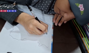 همدردی دانش‌آموزان ایرانی در مالزی با شهدای مدرسه میناب با زبان رنگ و بوم