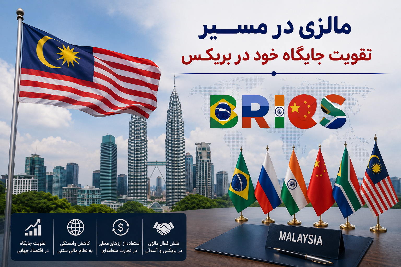 مالزی در مسیر تقویت جایگاه خود در بریکس