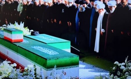 نماز بر پیکر شهید امام خامنه ای