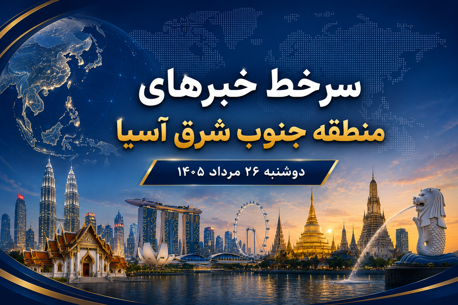 خبرهای دوشنبه 26 مرداد