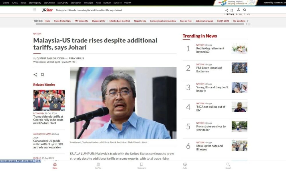 عناوین برخی رسانه های جنوب شرق آسیا  خبر چهارشنبه شش آبان ۱۴۰۵